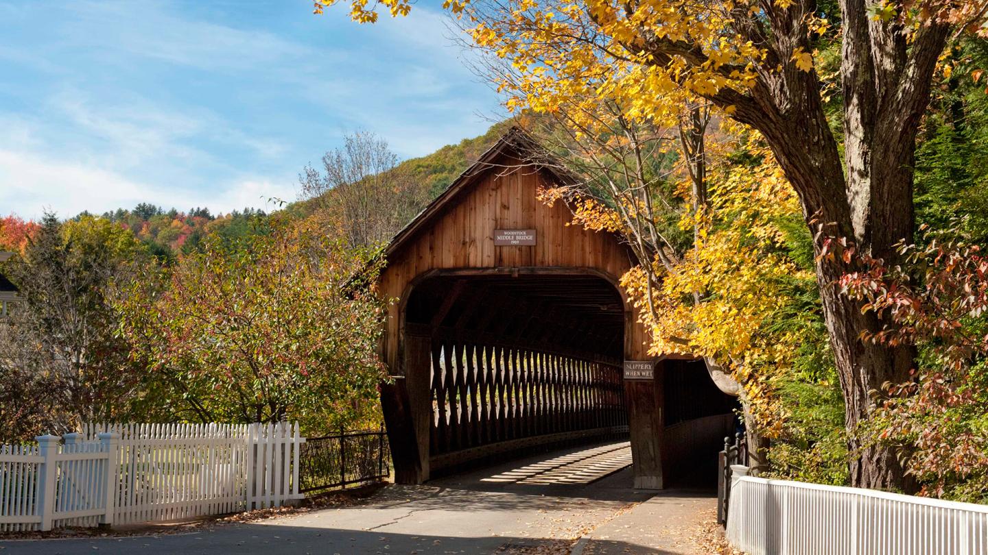 Cover Bridge in Woodstock, VT