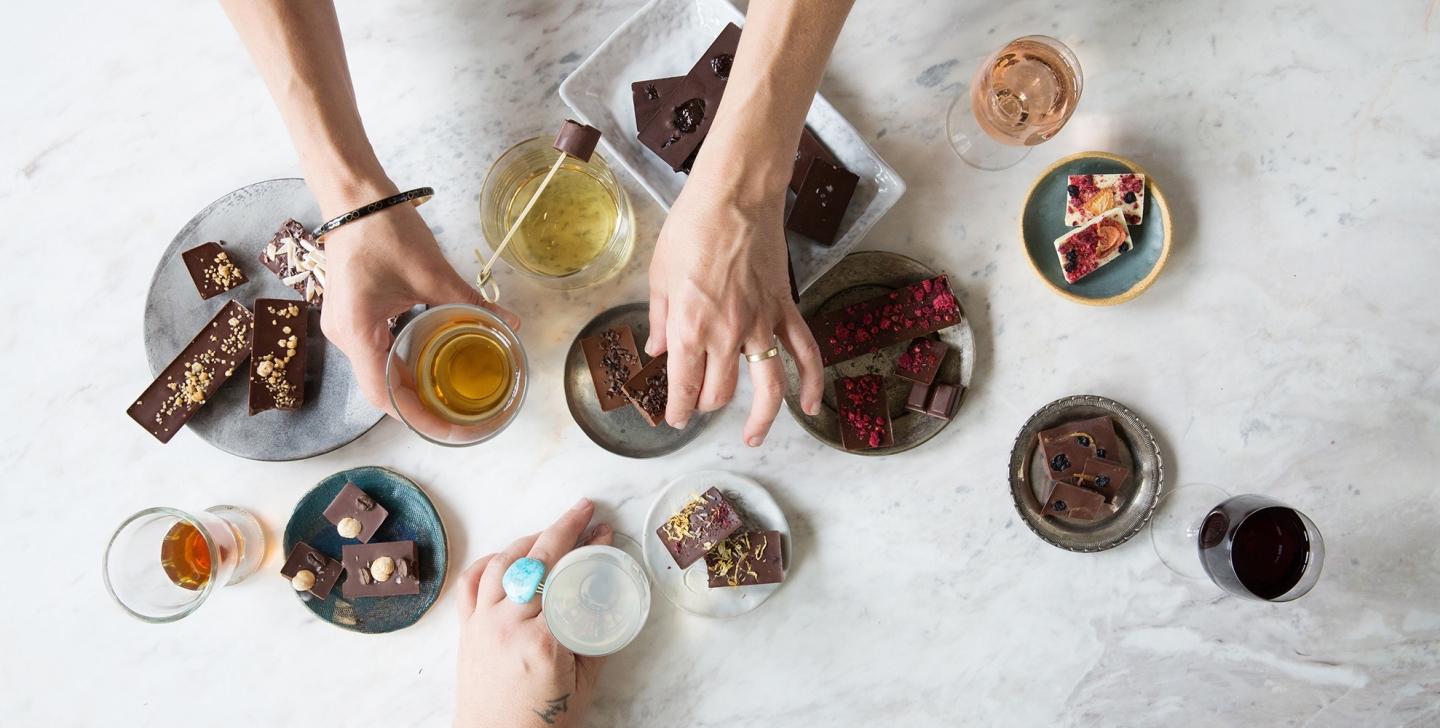 Chocolates and Gemstone pairings