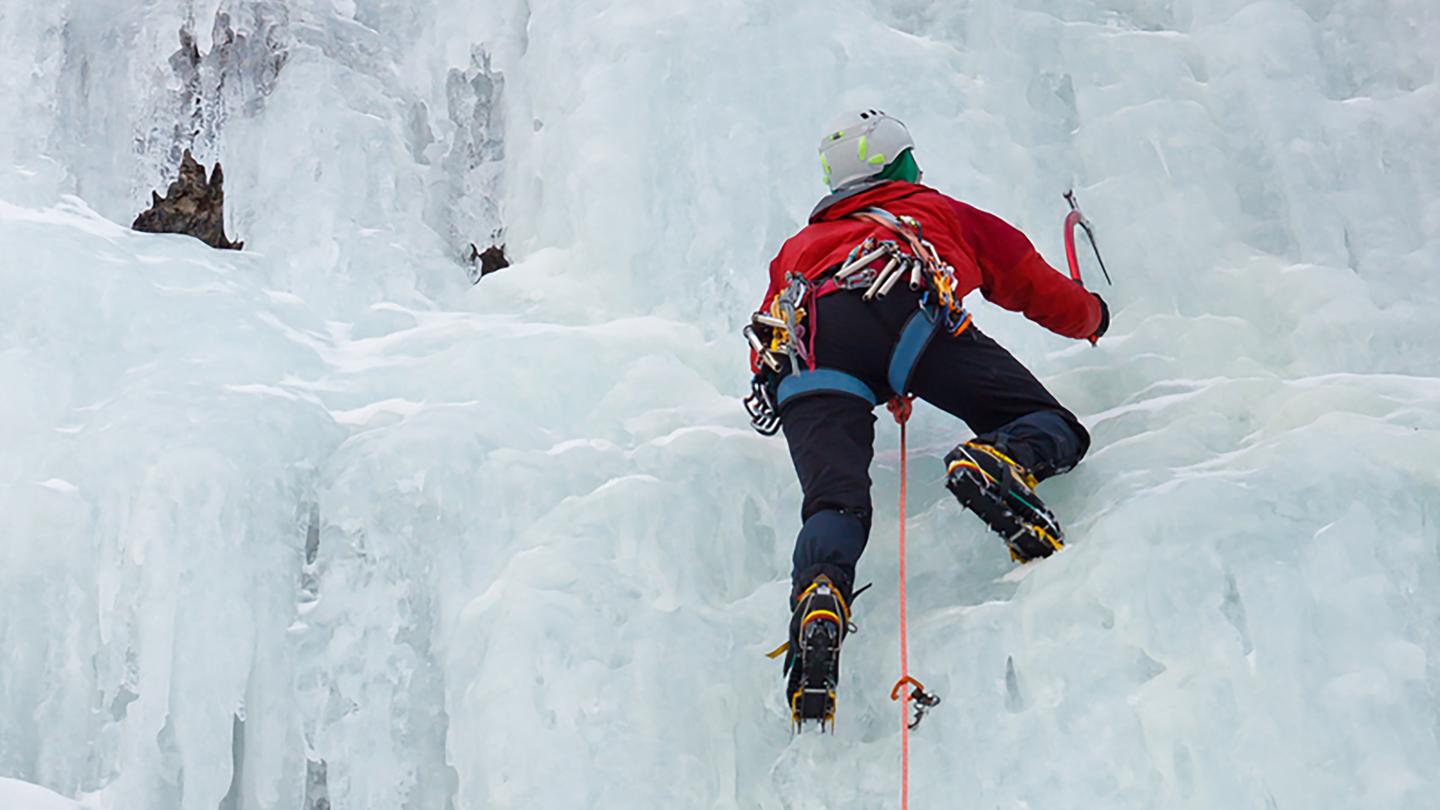 Ice Climbing in Woodstock VT