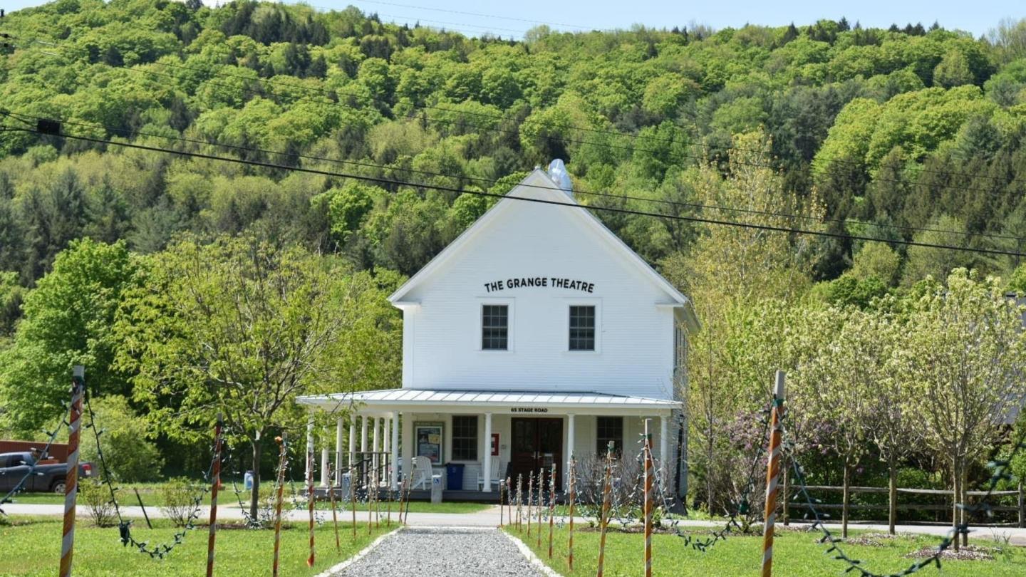 Distance shot of the Grange Theatre