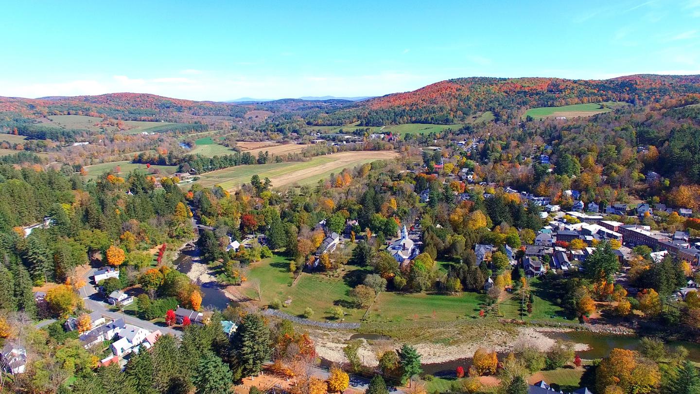 Foliage in Woodstock Vermont