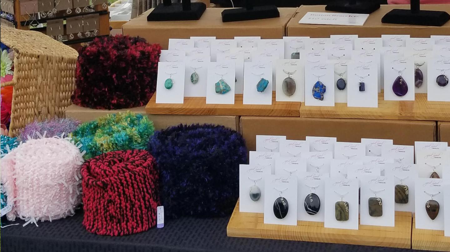 Jewelry at the Apples and Crafts festival