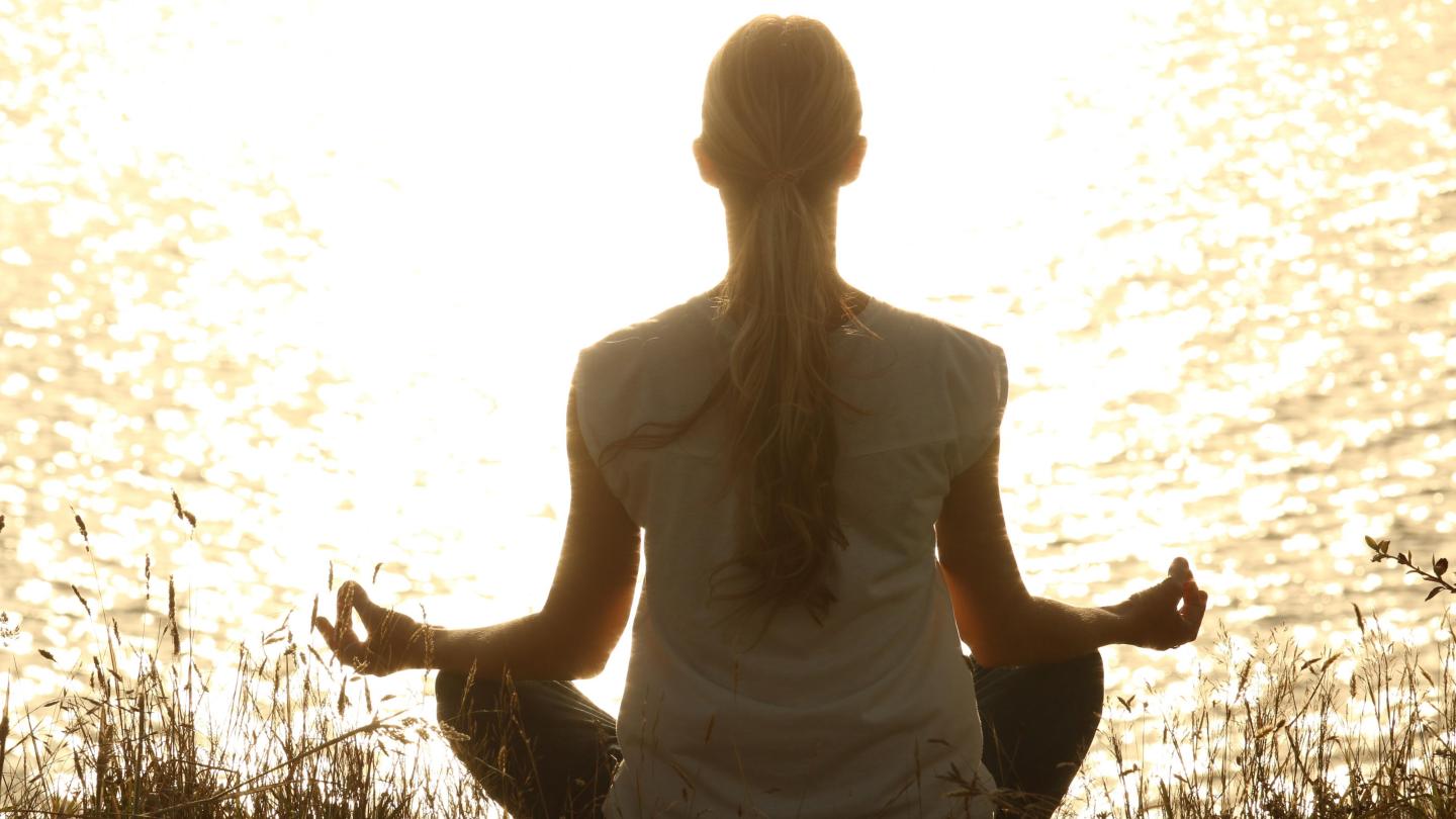 Yoga by a Lake