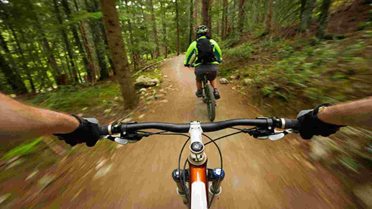biking