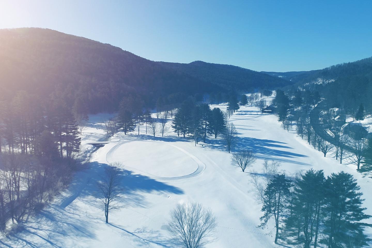 Woodstock Nordic Center Drone Image