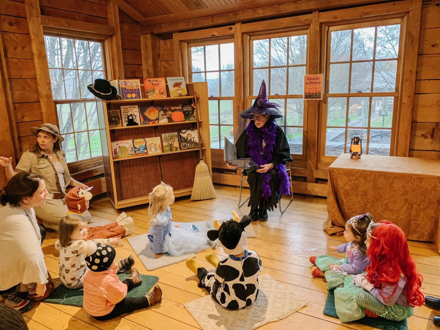 Halloween reading at Billings