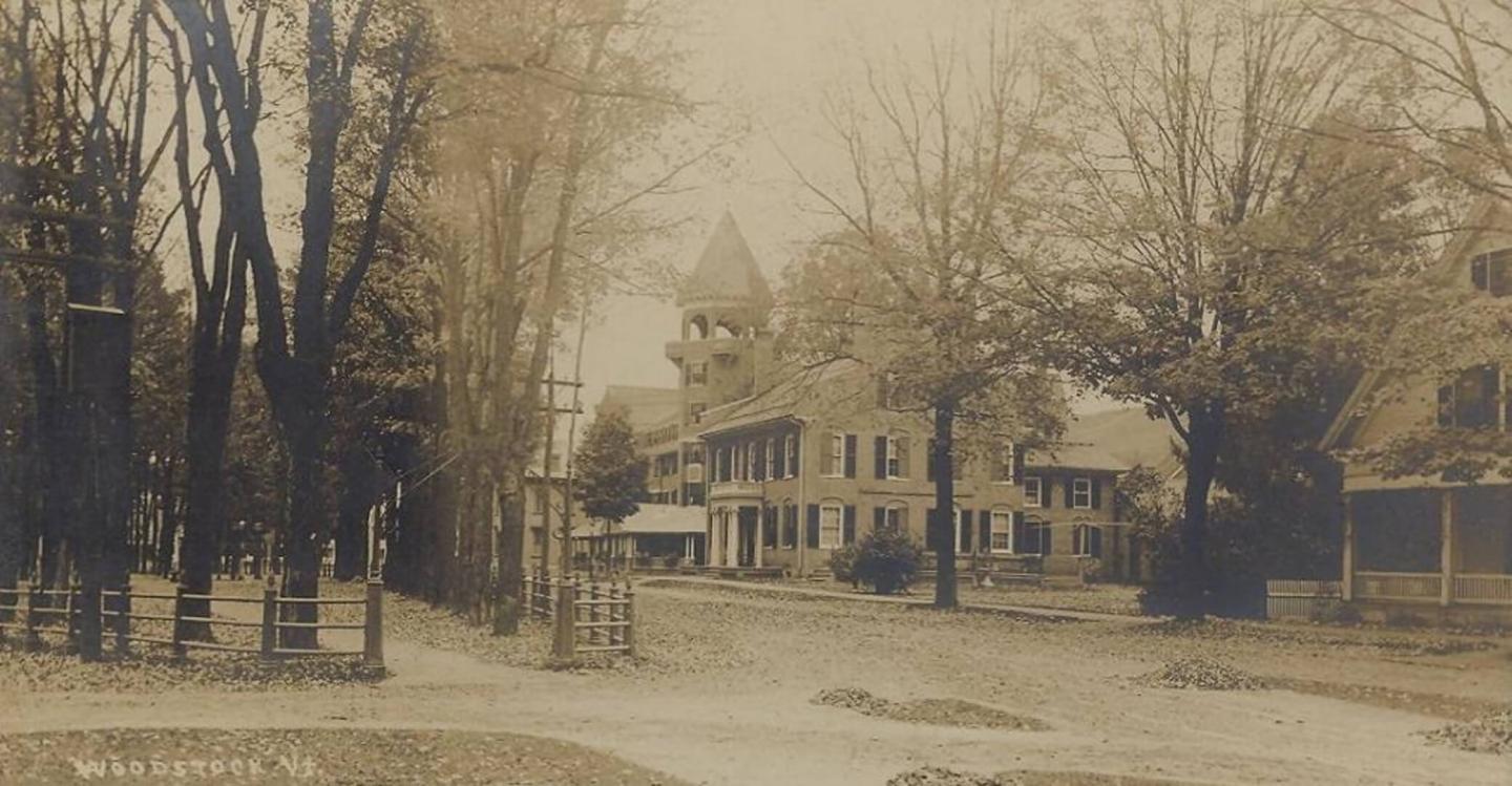 Woodstock historic street scene