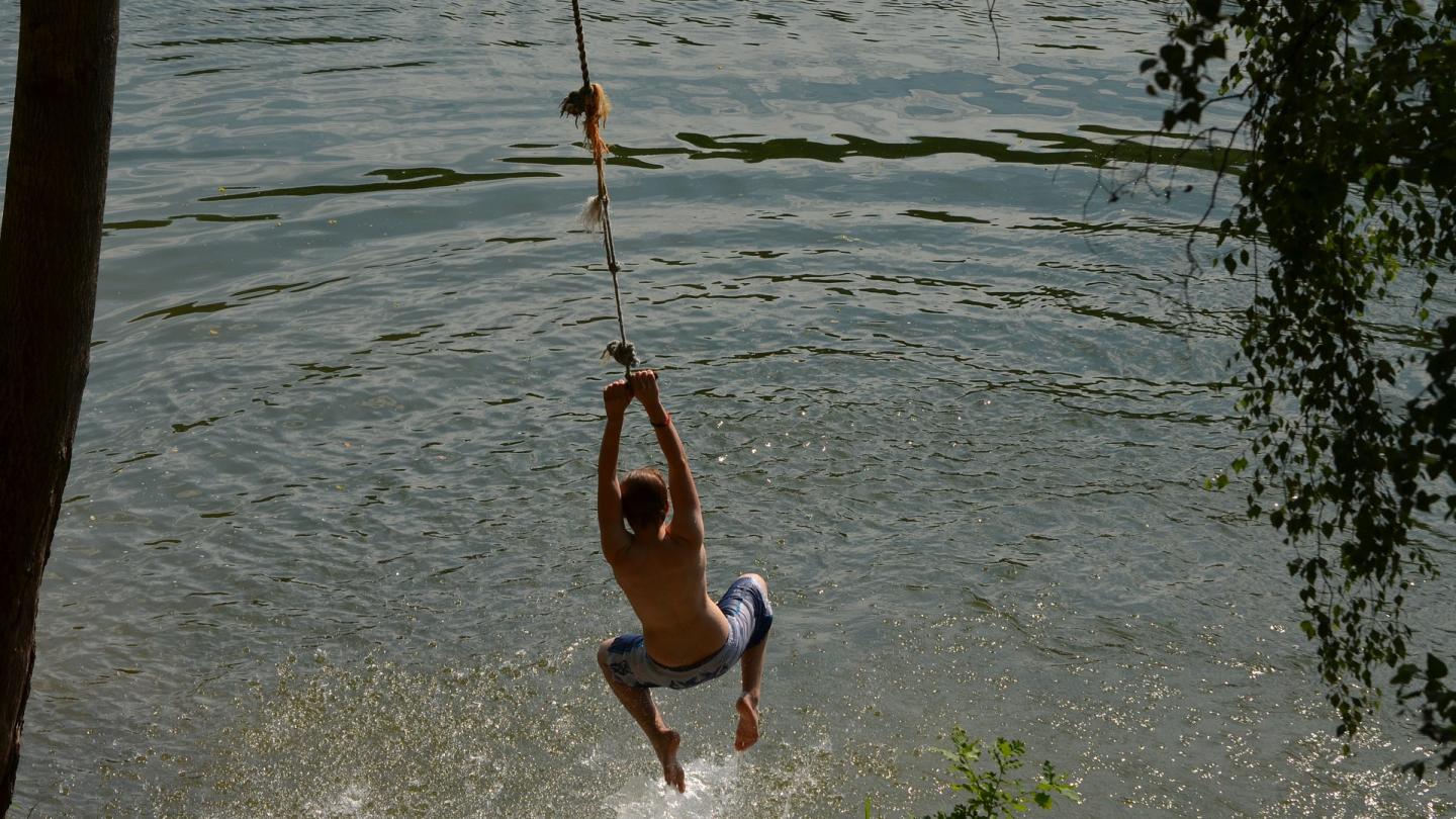 Rope Swing Swim
