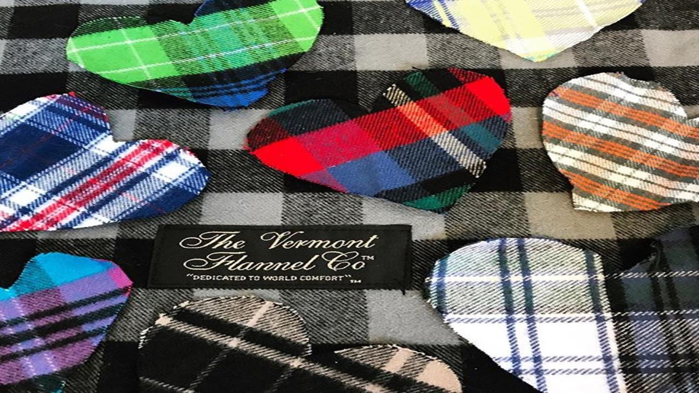 flannel hearts
