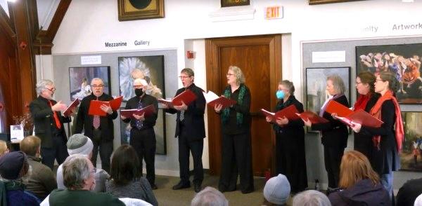 Wrensong singing at the library