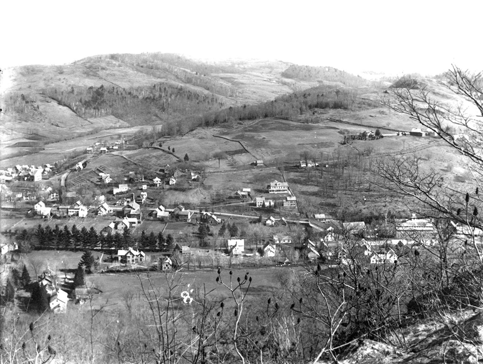 Woodstock History Center Mt Tom view