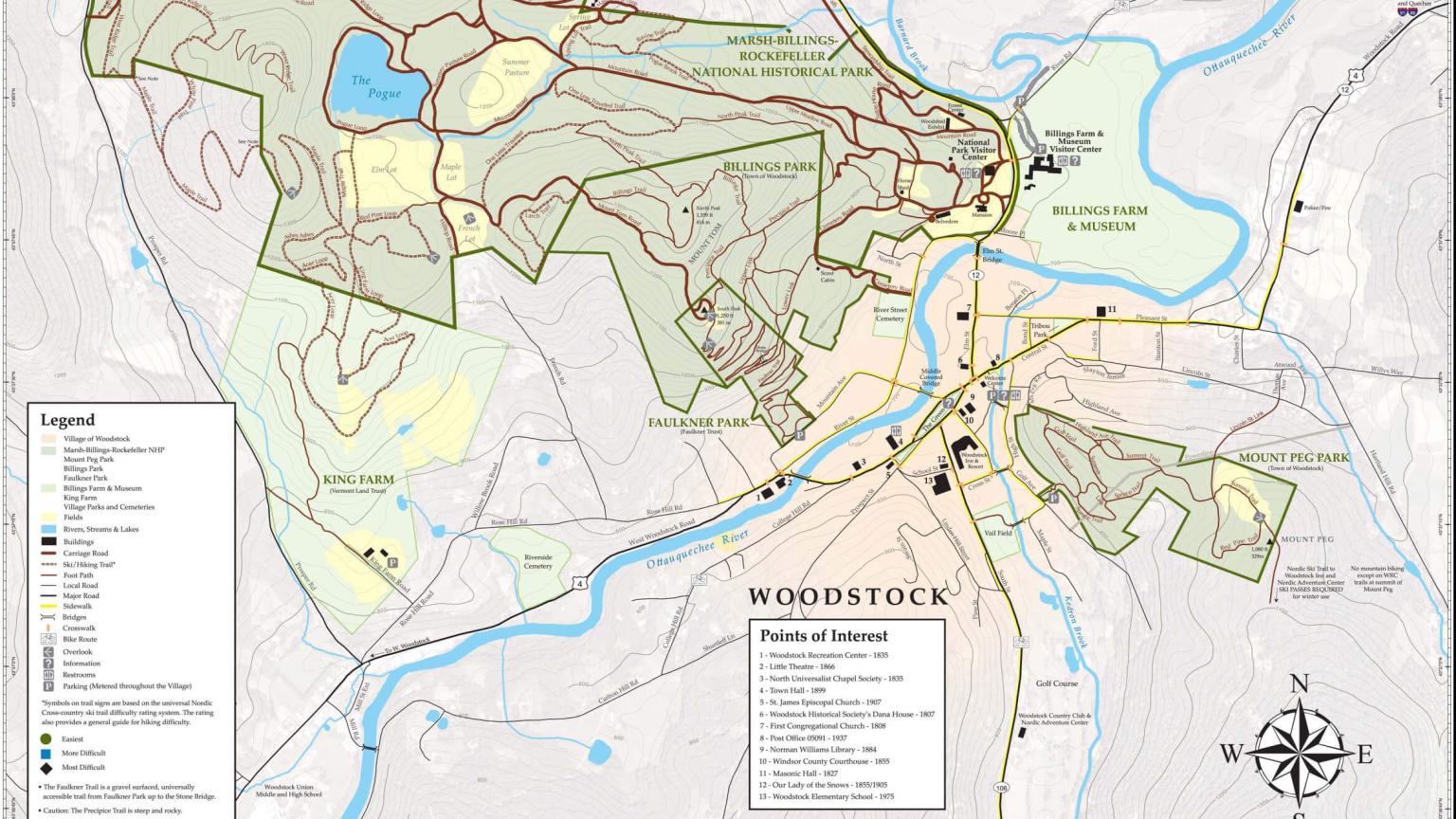 Walk Woodstock Map
