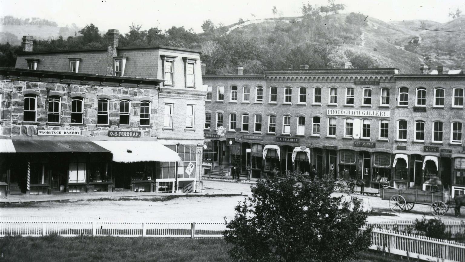 Elm Street and Central mid to late 1870s