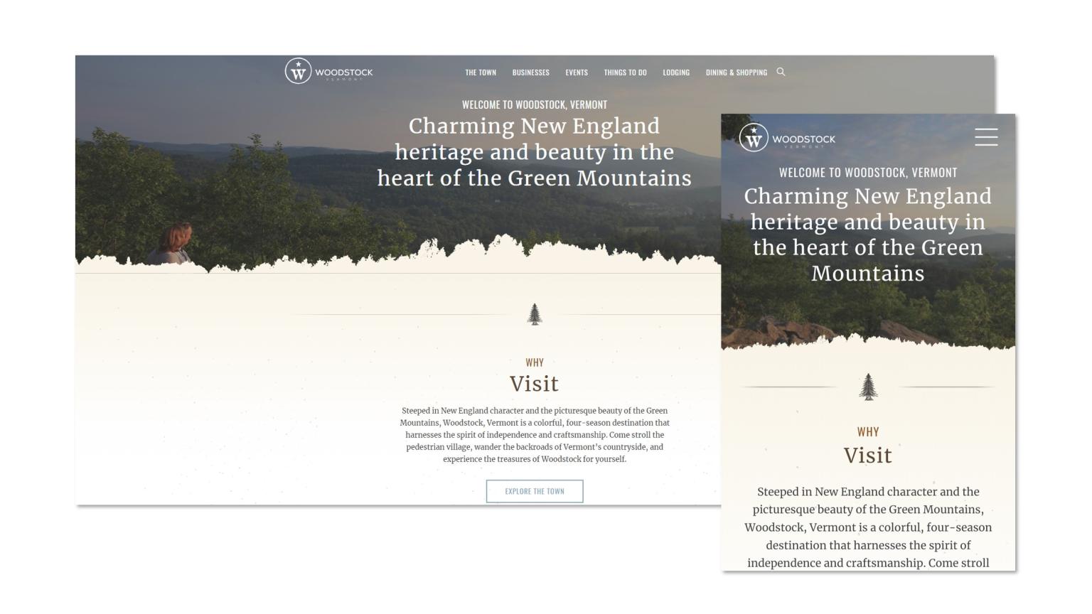 Website Landing Page Screenshot
