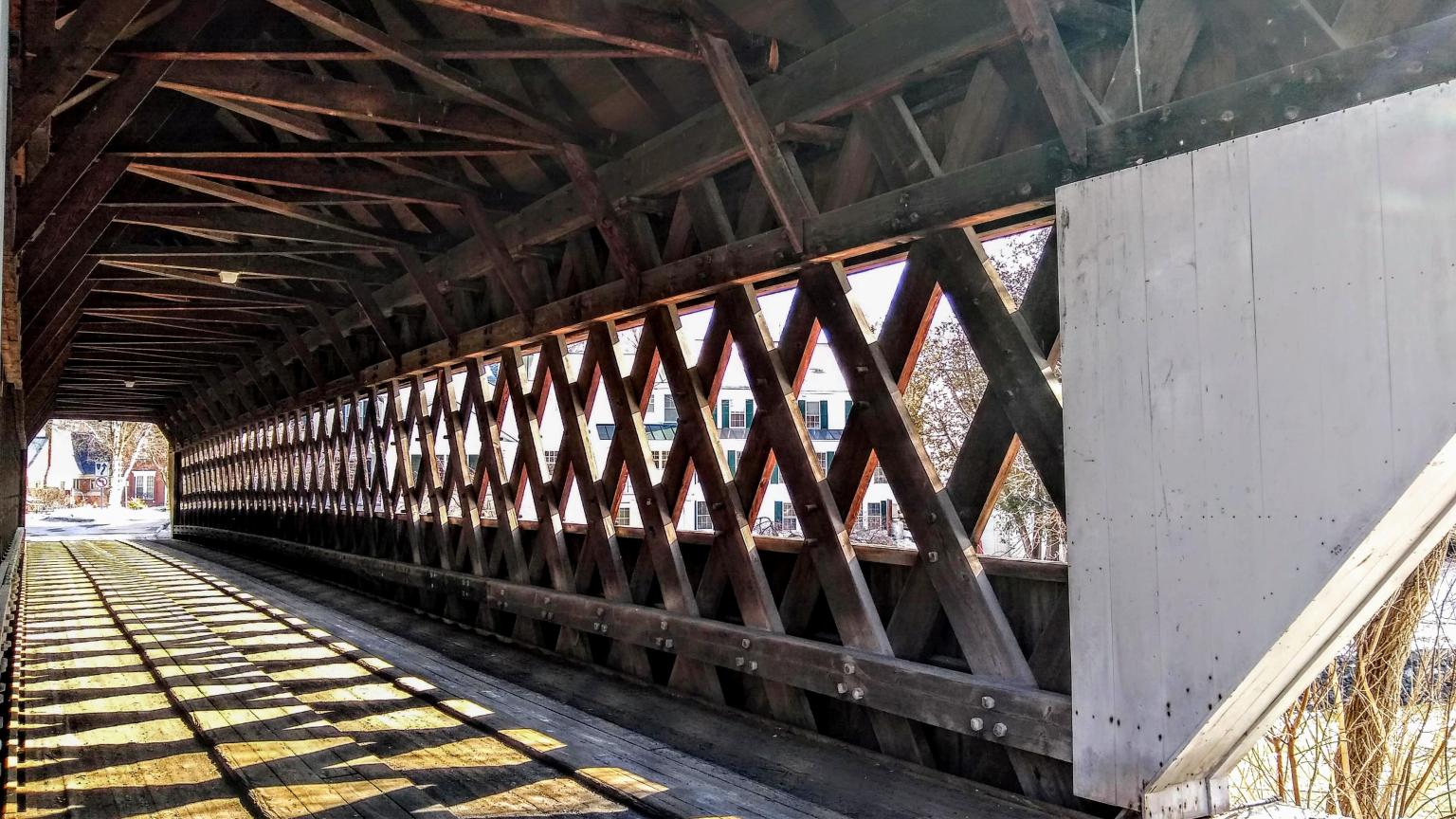 Middle Covered Bridge Inside