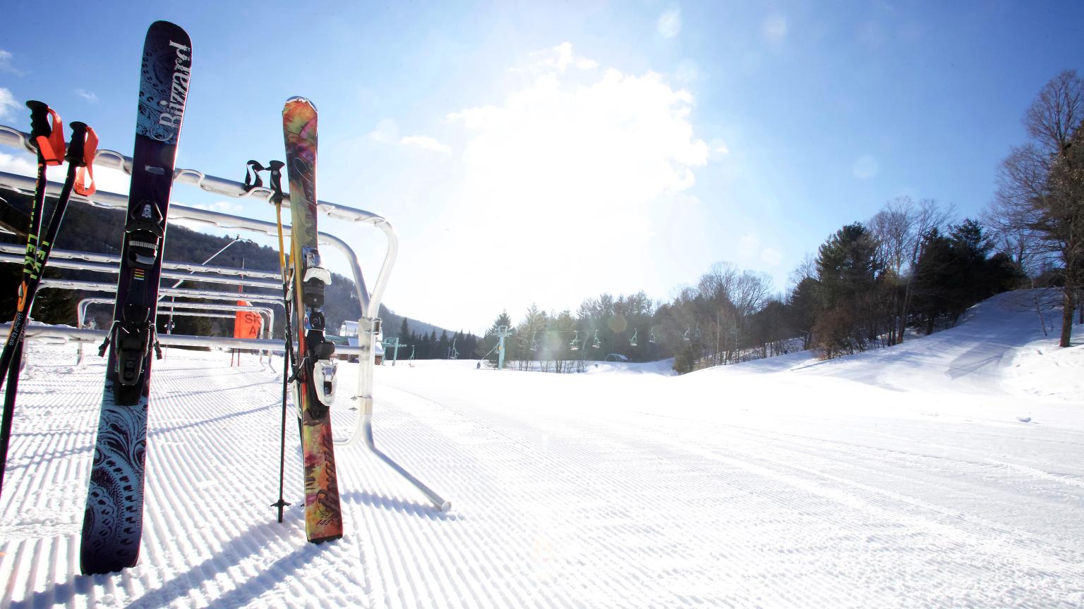 Skiing at Suicide Six Ski Area