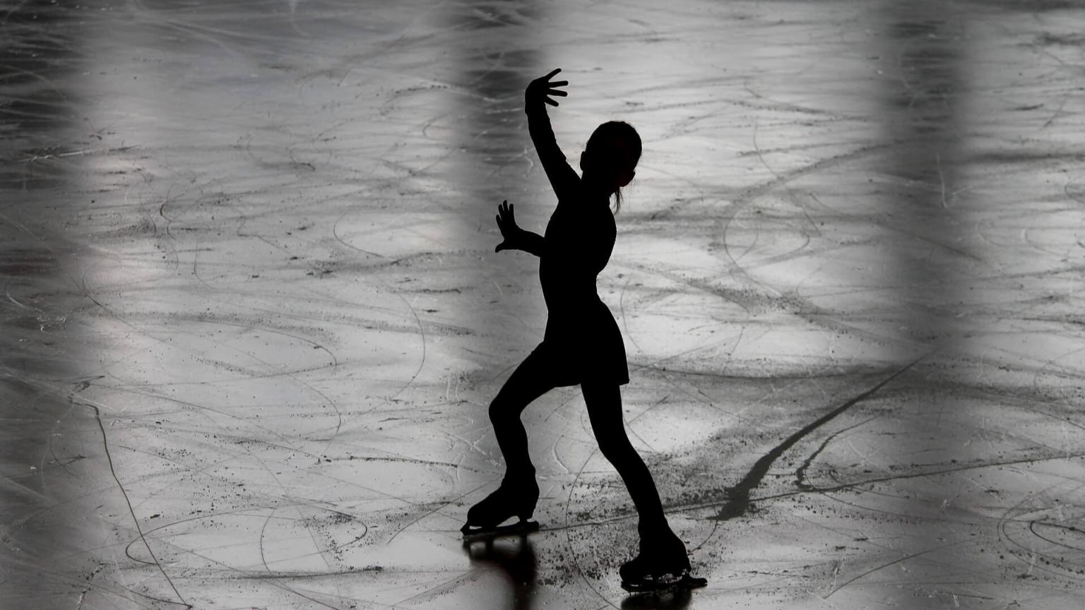 Ice skating