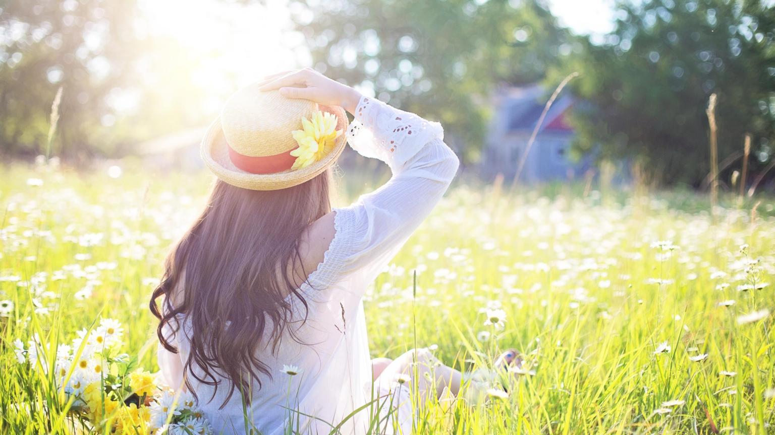 Woman in Field
