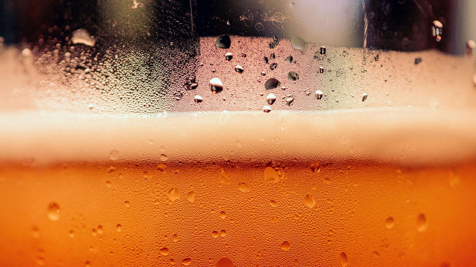 Beer up close