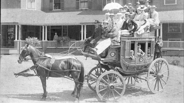 Woodstock History Center photo of Woodstock Inn transportation
