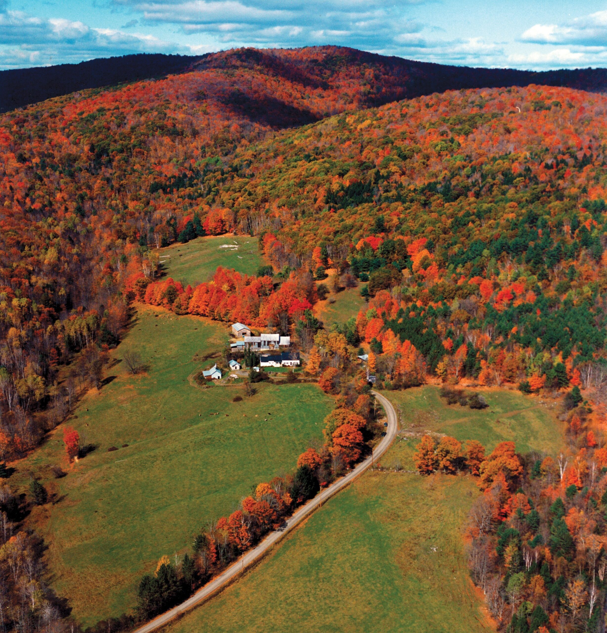 Fall foliage in Vermont, Vermont Farm