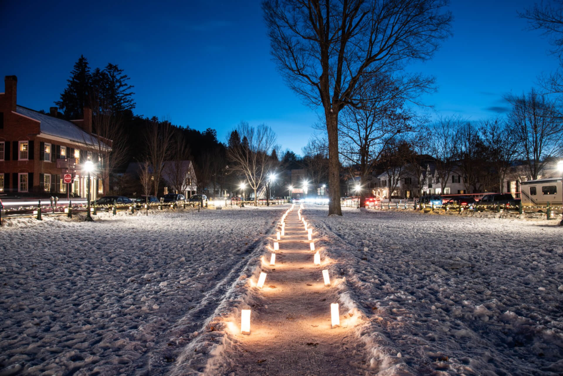 Wassail Weekend luminaries