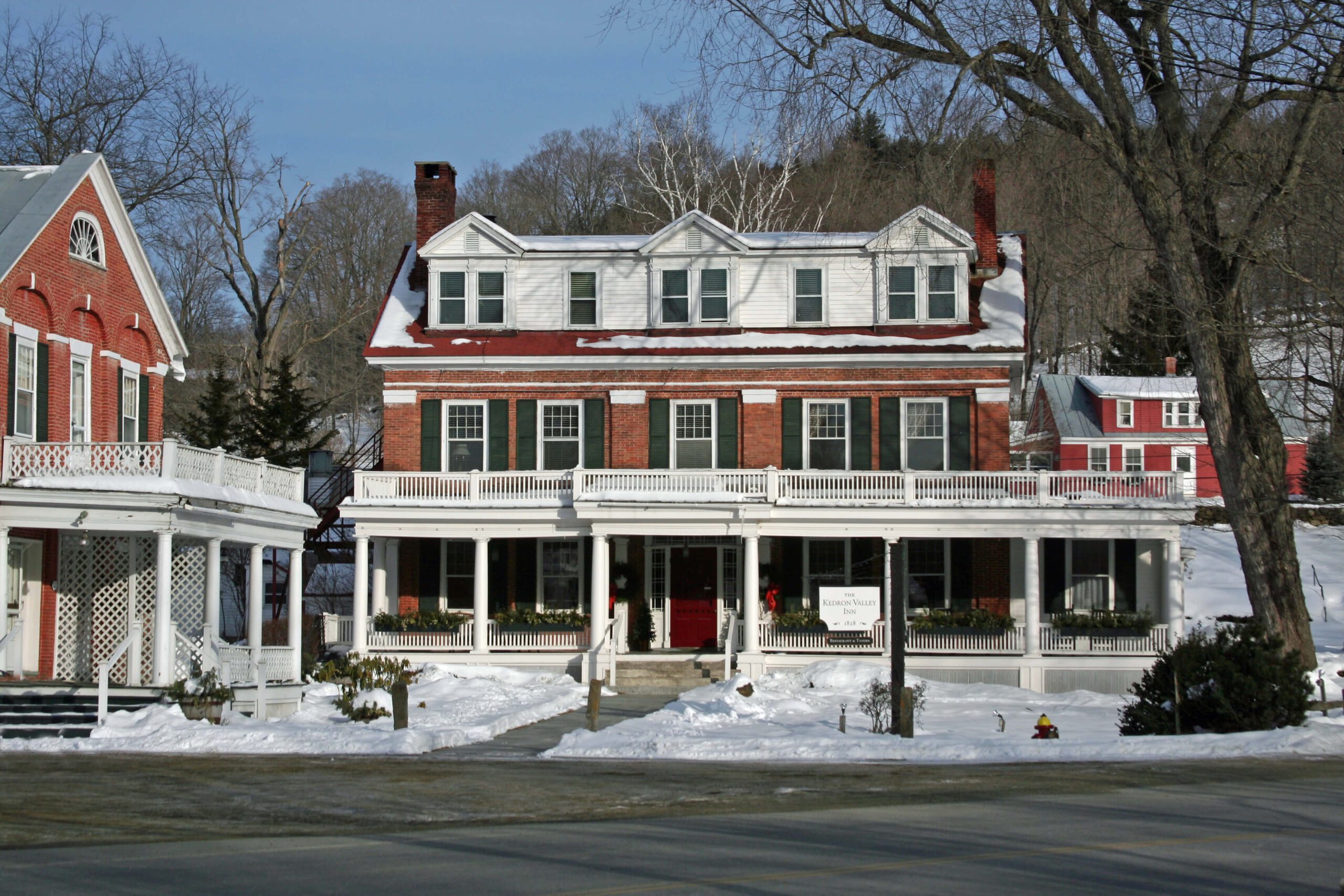 Kedron Valley Inn in winter