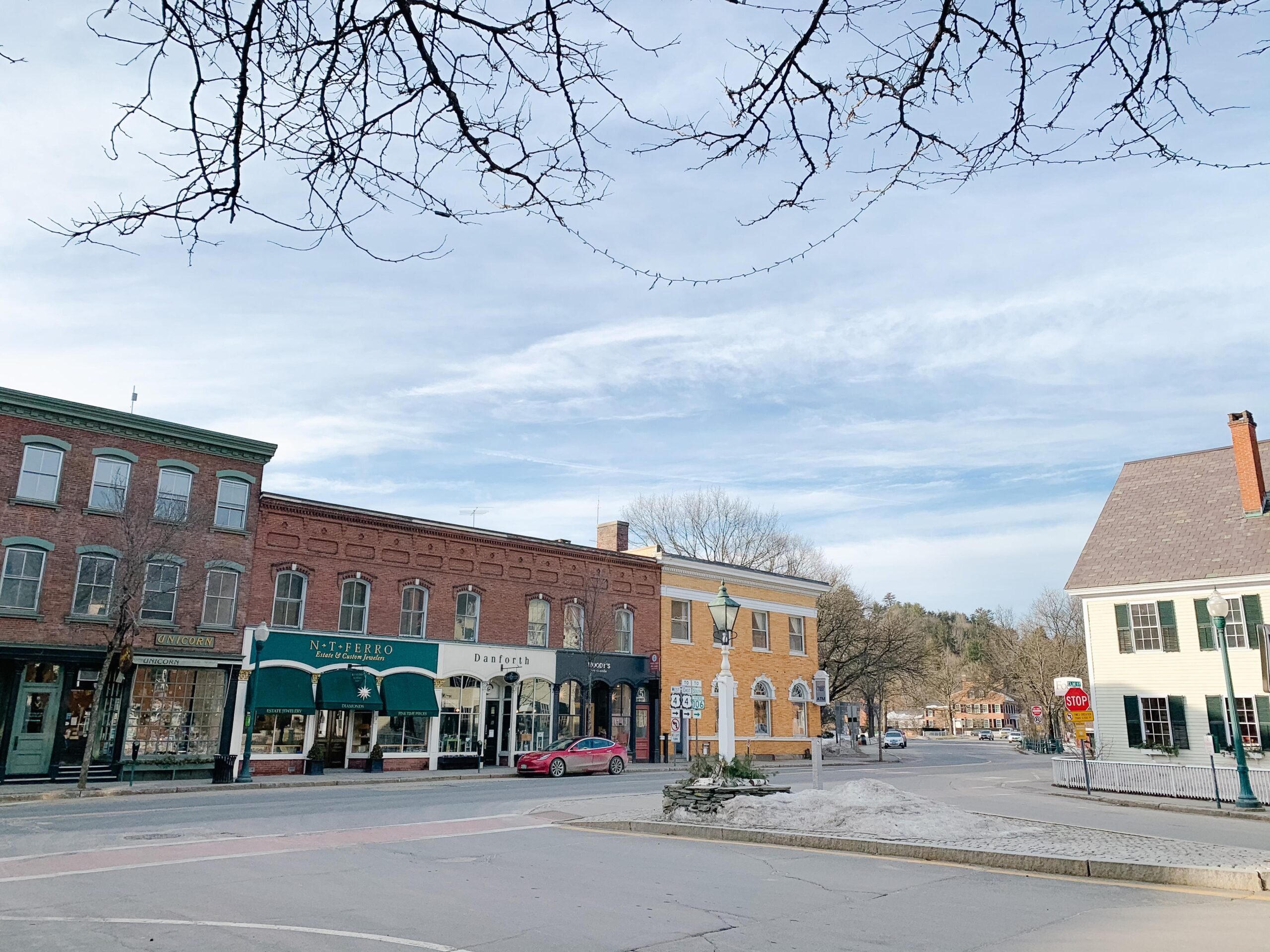 Woodstock Village early Spring