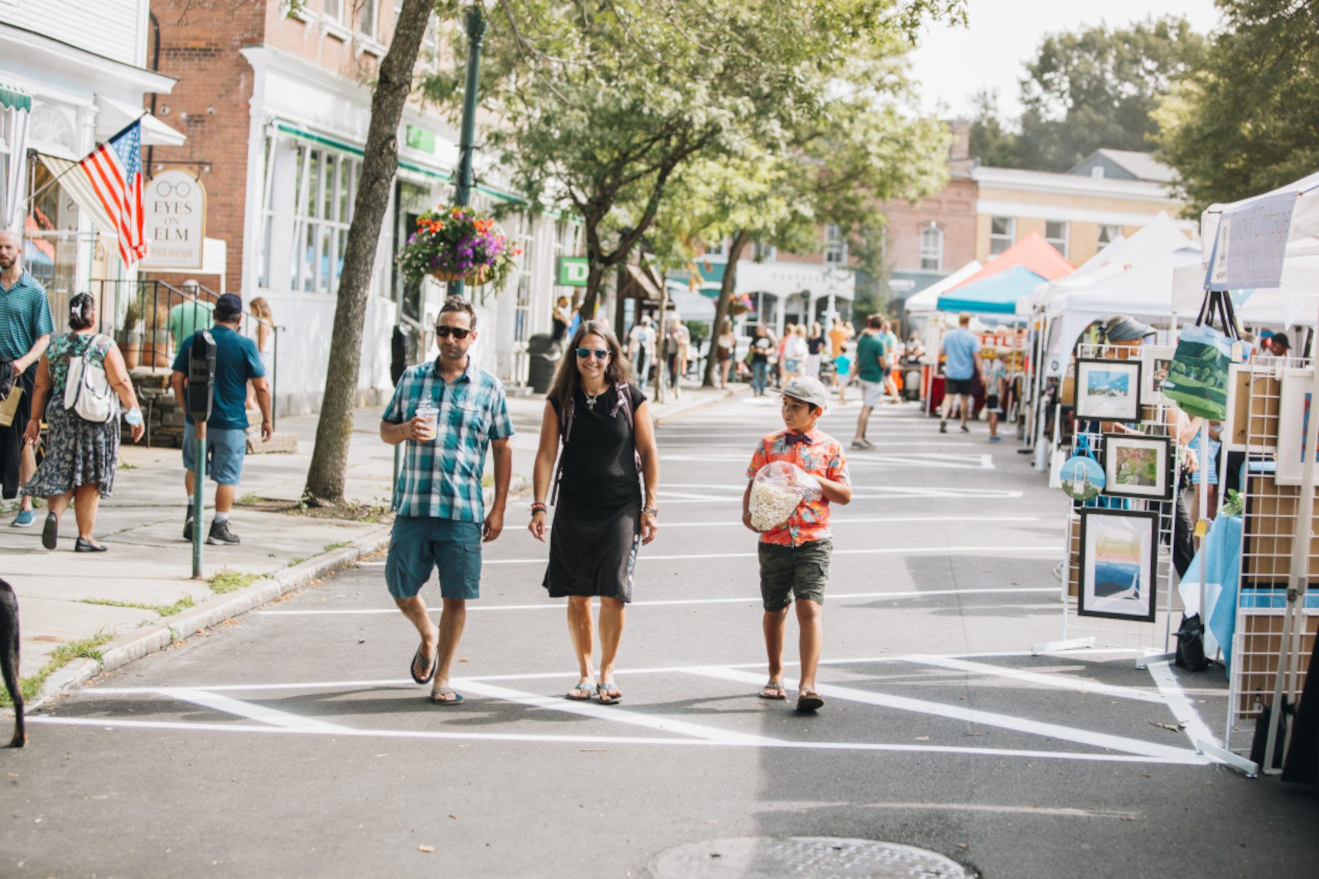 Family at Taste of Woodstock