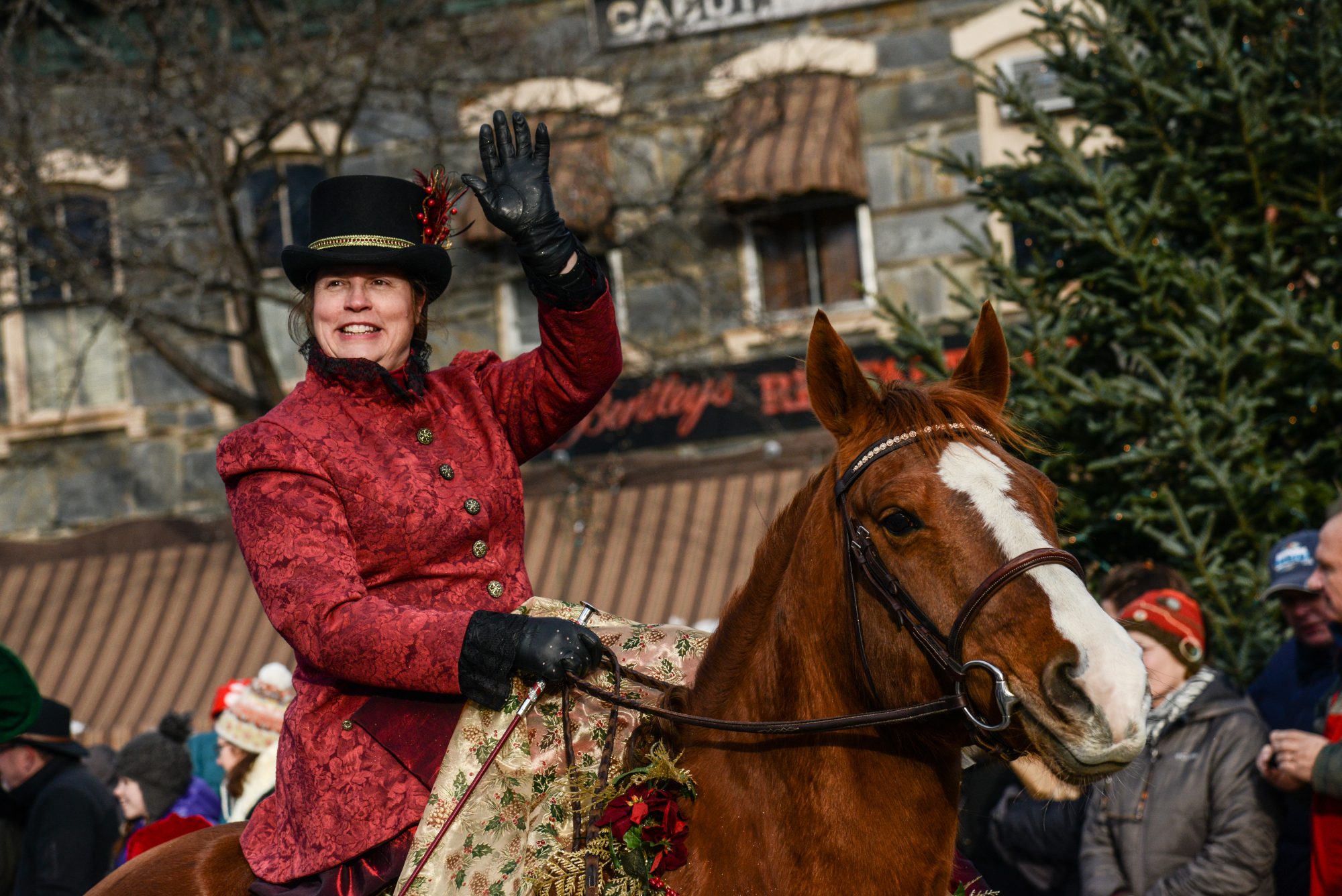 Wassail Festive horse rider