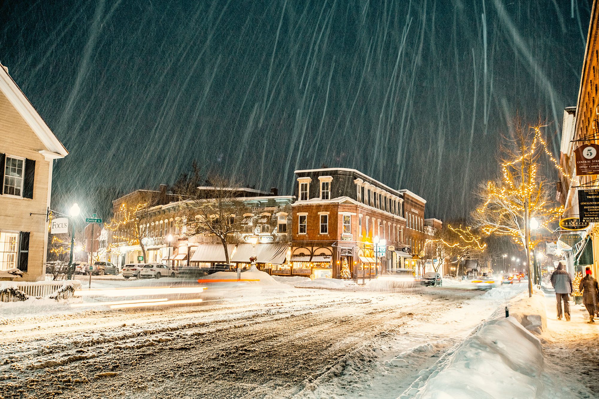 Woodstock Vt Winter Village