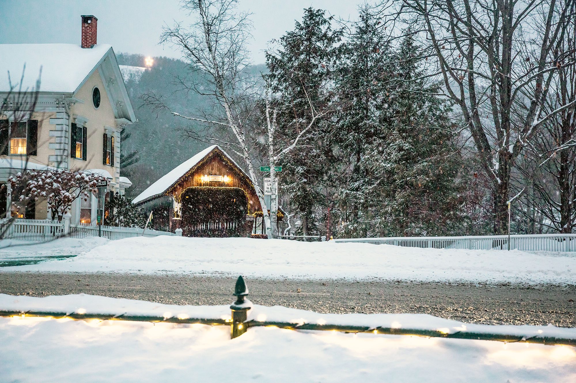 Woodstock VT Winter Village