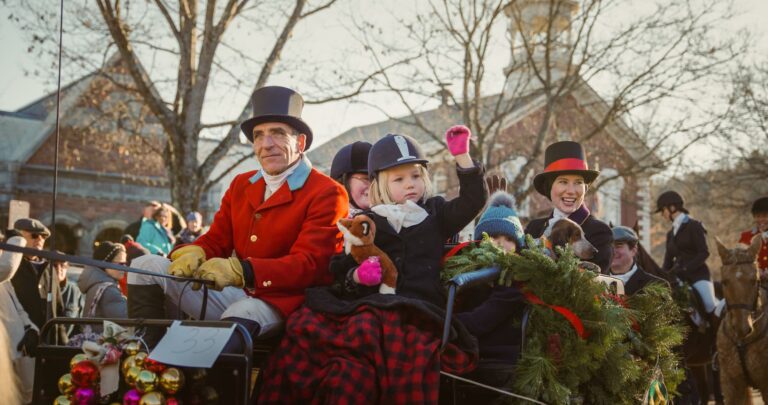 Wassail Parade Horse Drawn Carriage