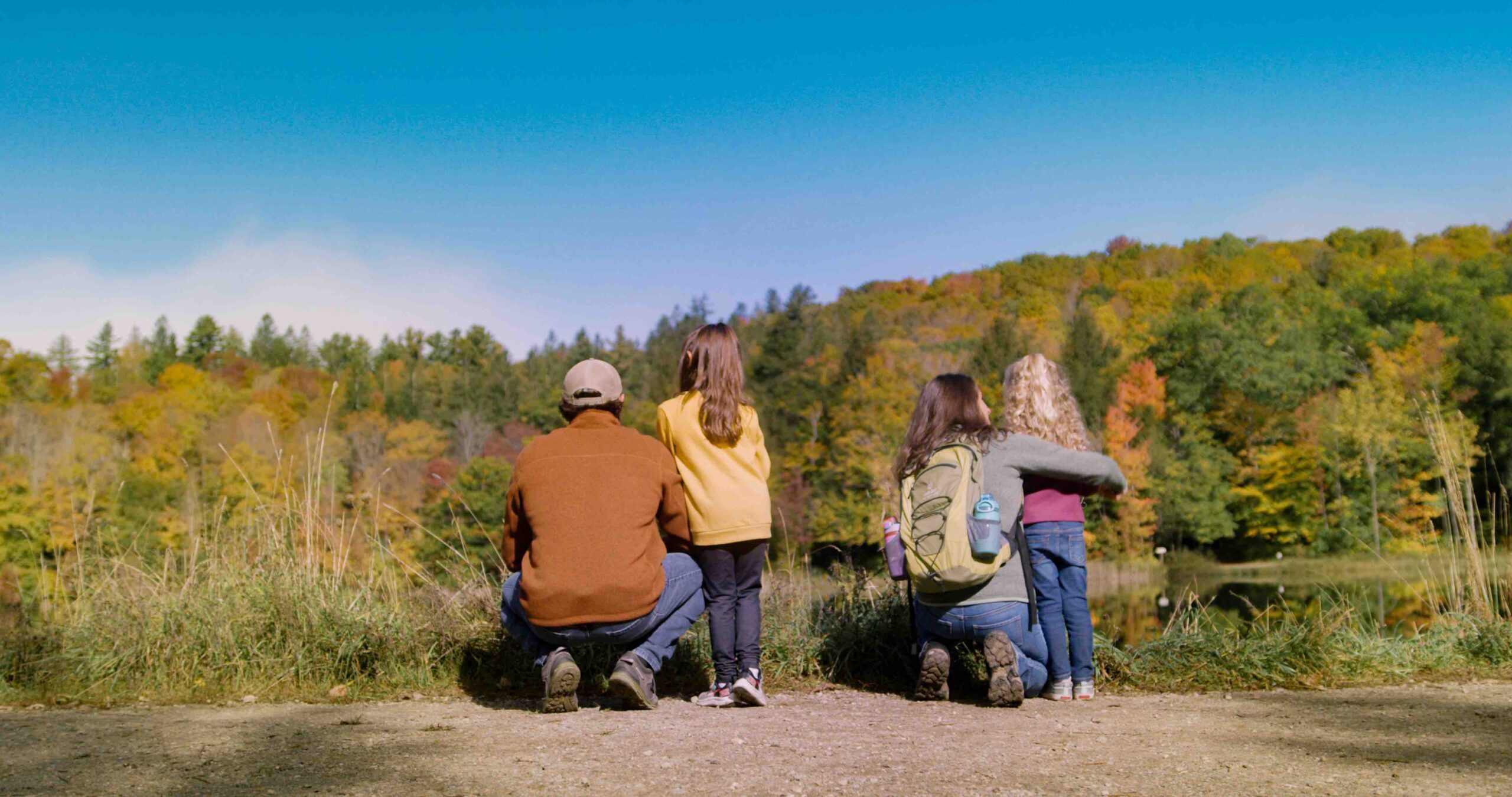 fall hike at the pogue