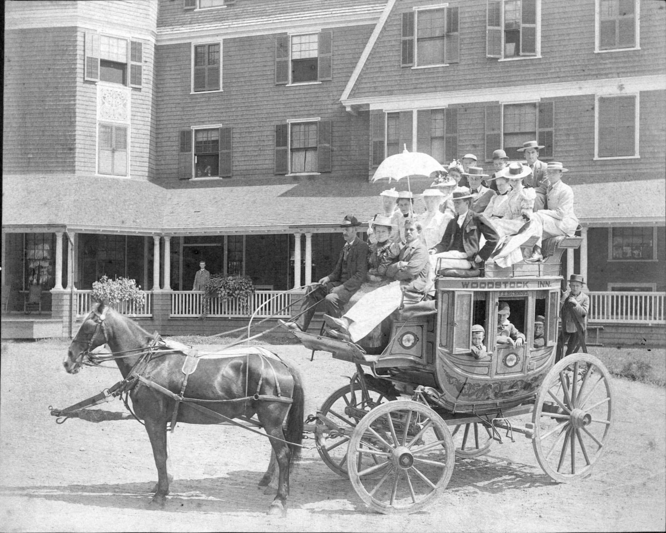 Woodstock History Center photo of Woodstock Inn transportation