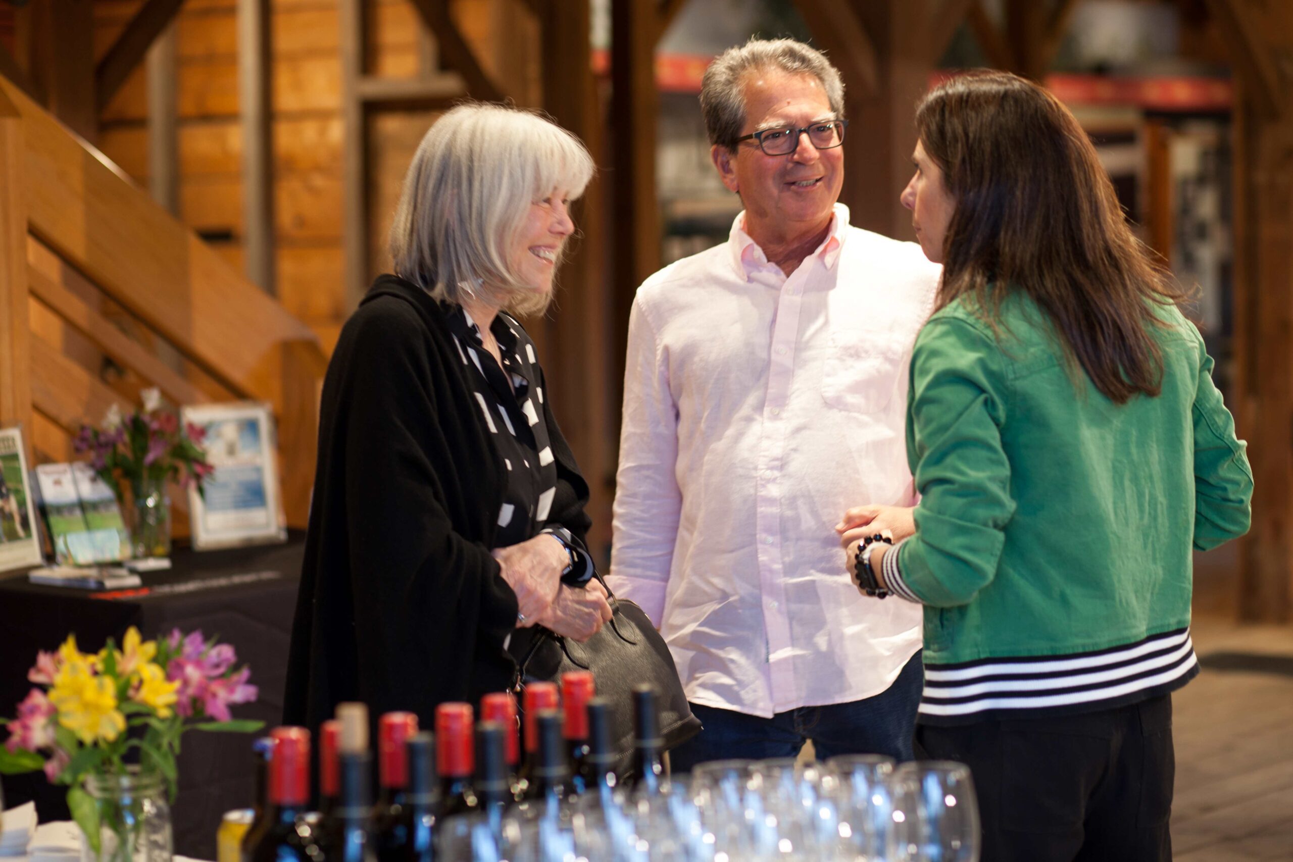 Guests at the Billings Farm Barn Gathering
