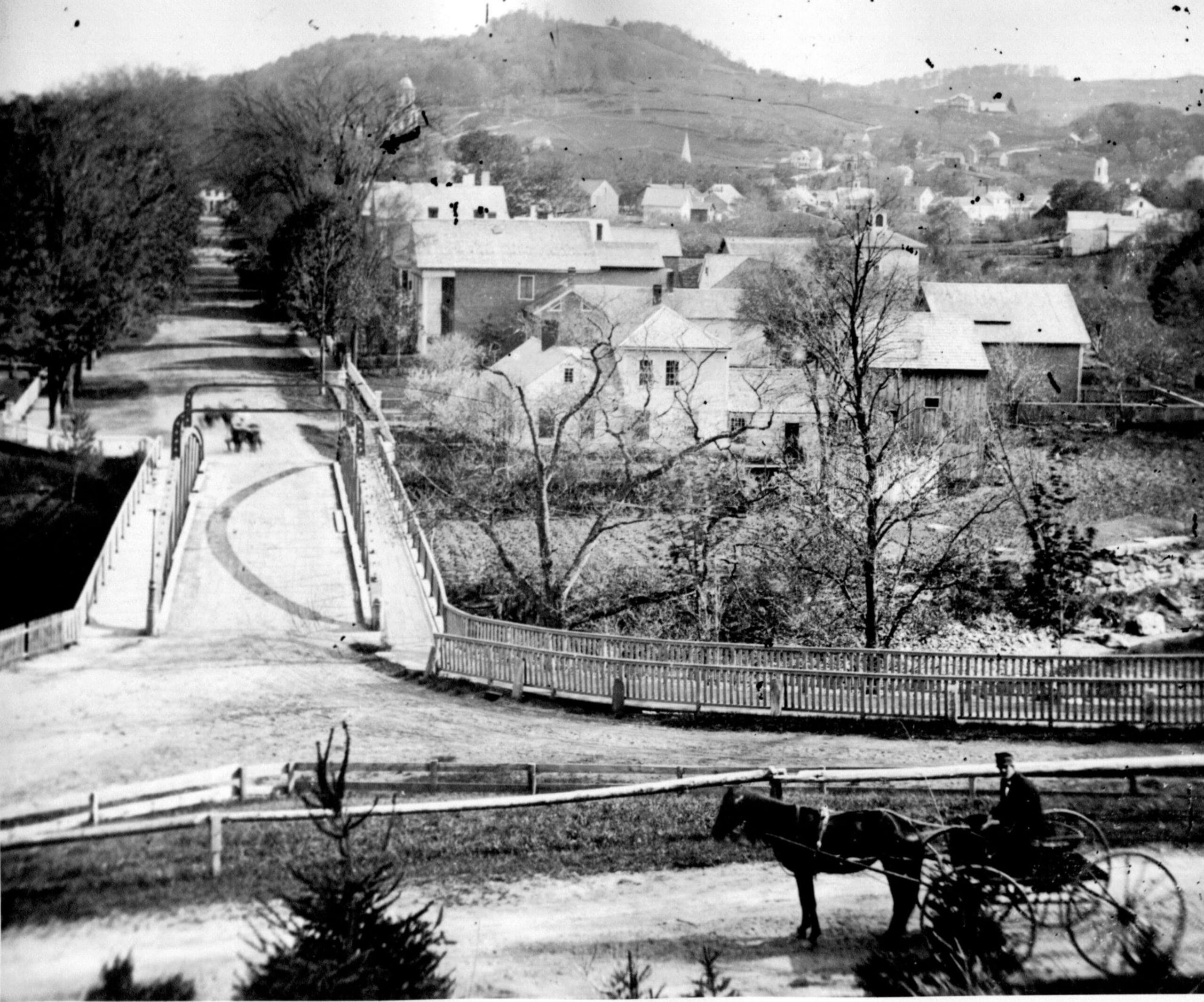 The Woodstock History Center Photo of the Elm Street Bridge