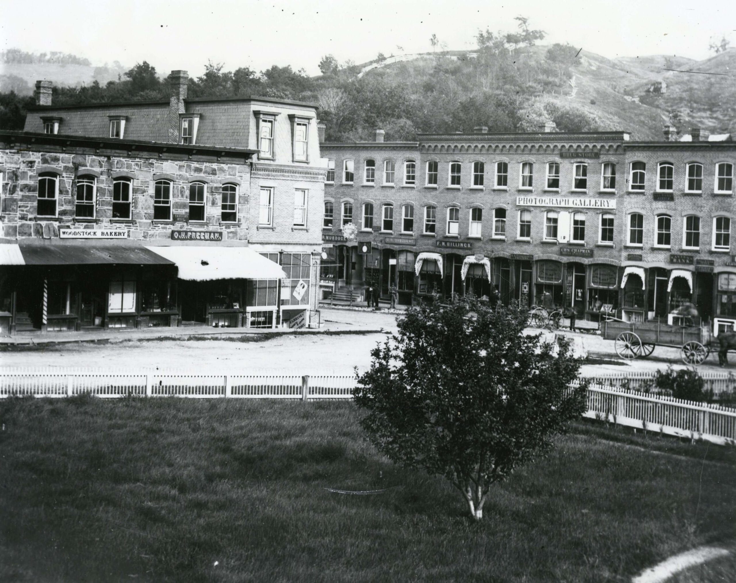 Elm Street and Central mid to late 1870s