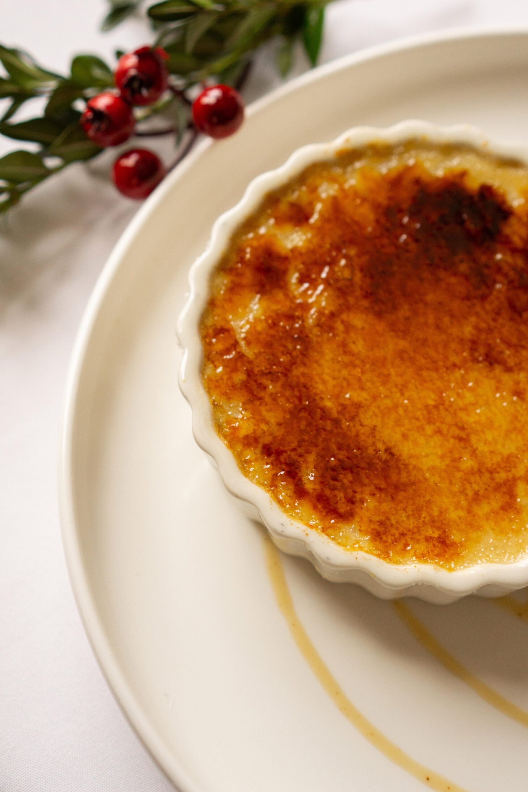 Eggnog Creme Brulee