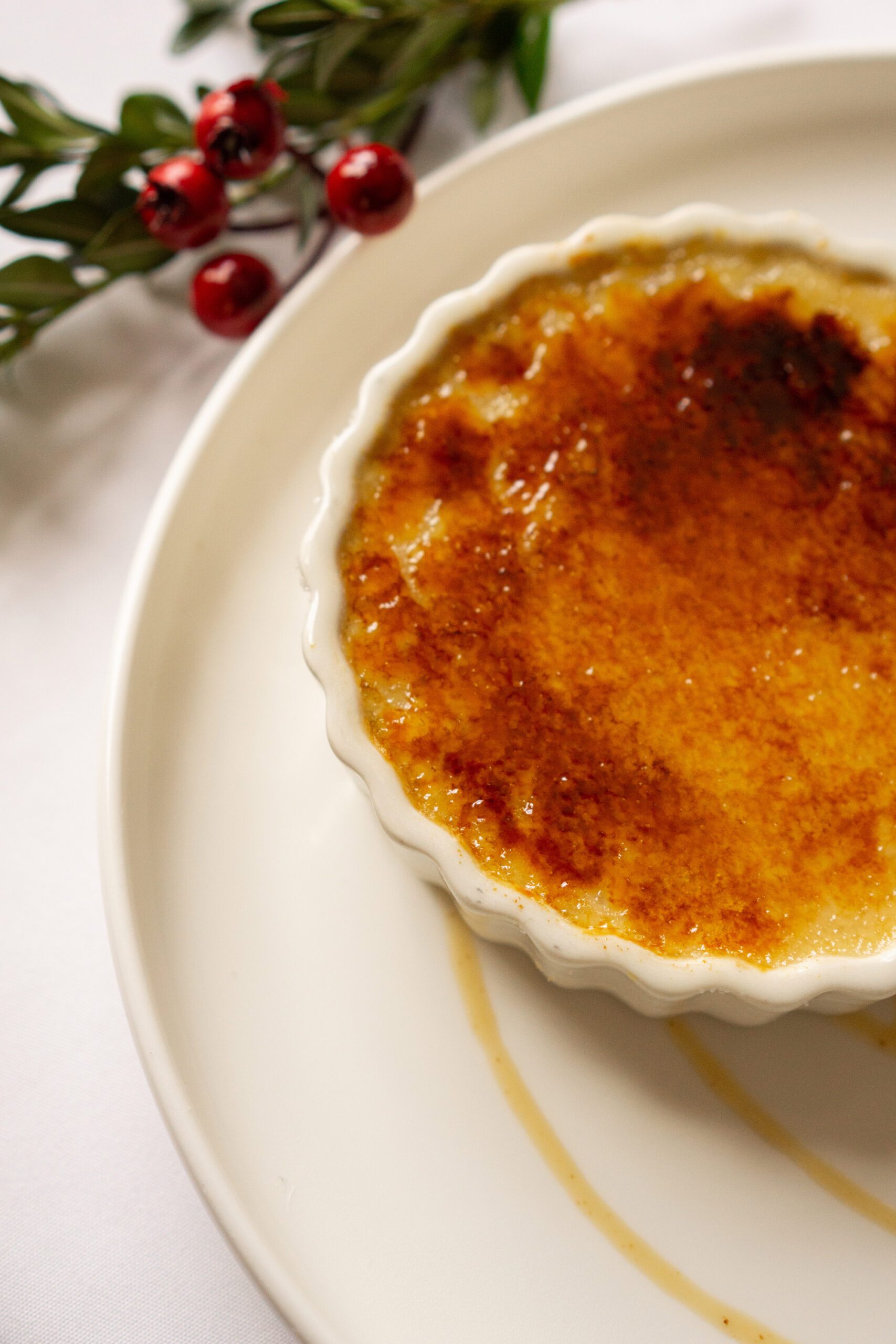 Eggnog Crème Brûlée