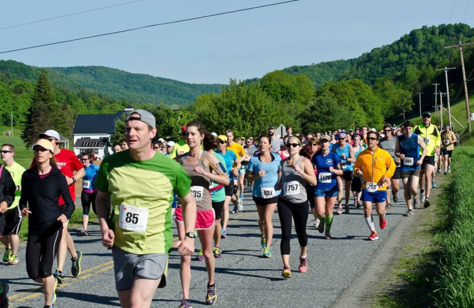 Runners competing at the CBHM