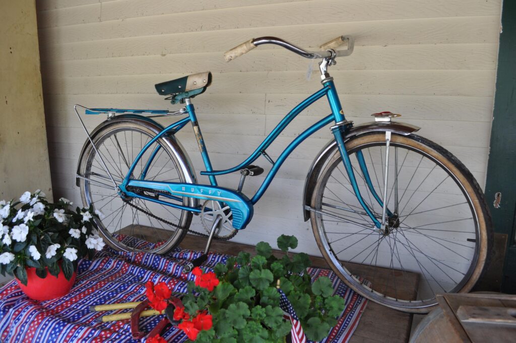 Cool blue bike