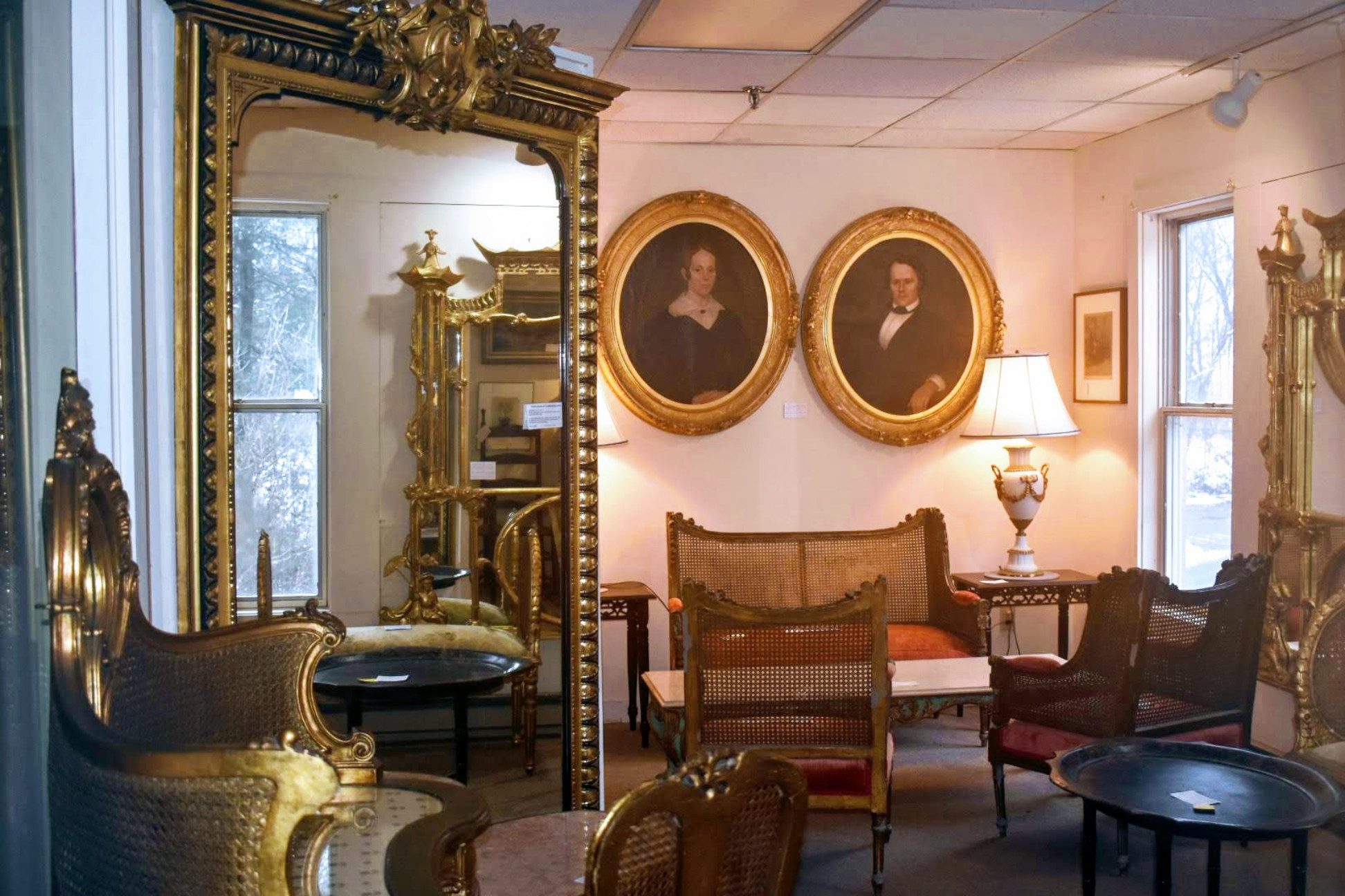 Antiques Collaborative gold room