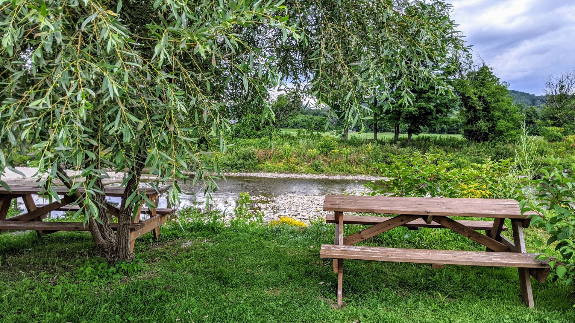 East End Park picnic tables