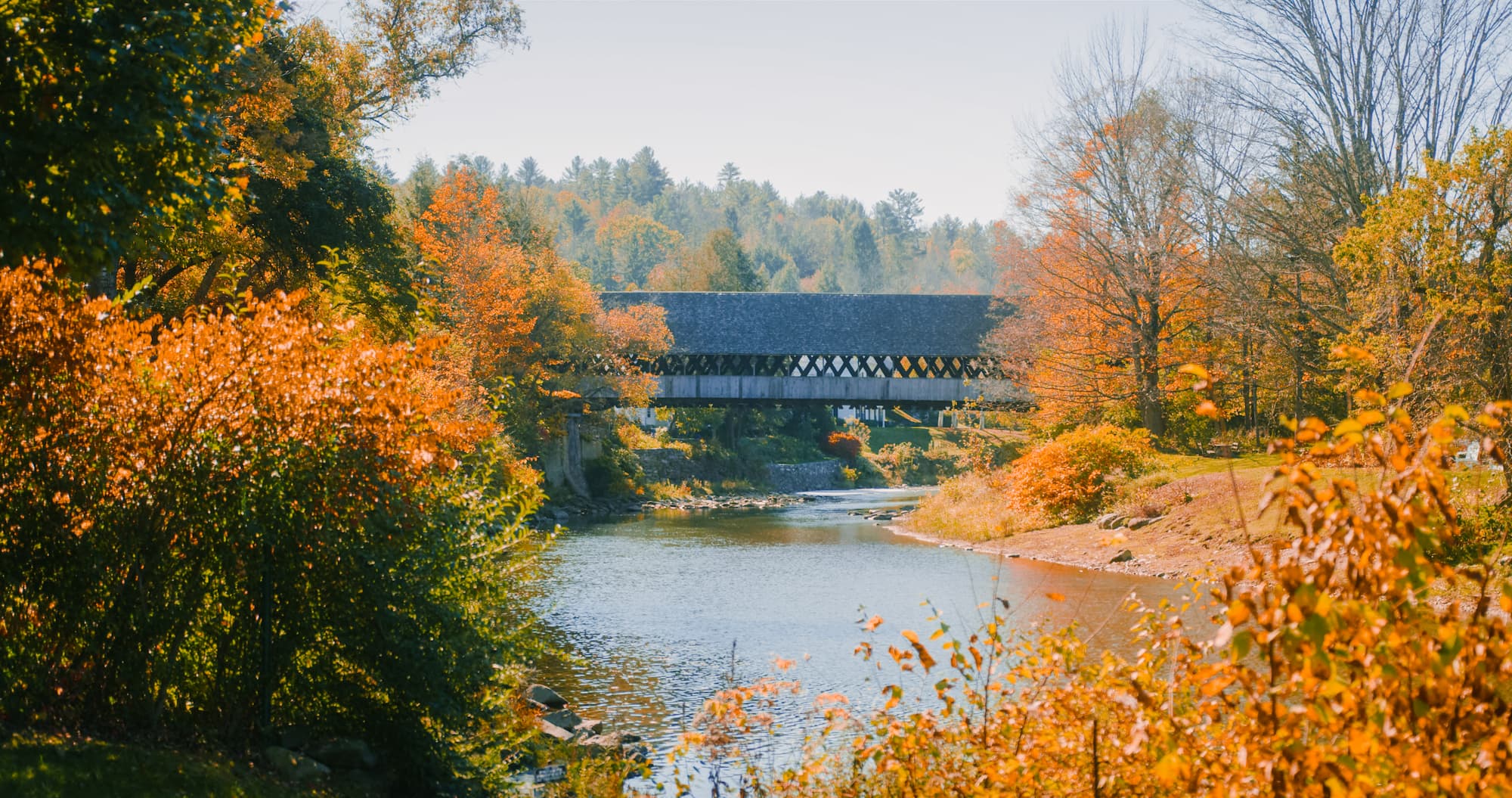 Covered Bridge in the fall