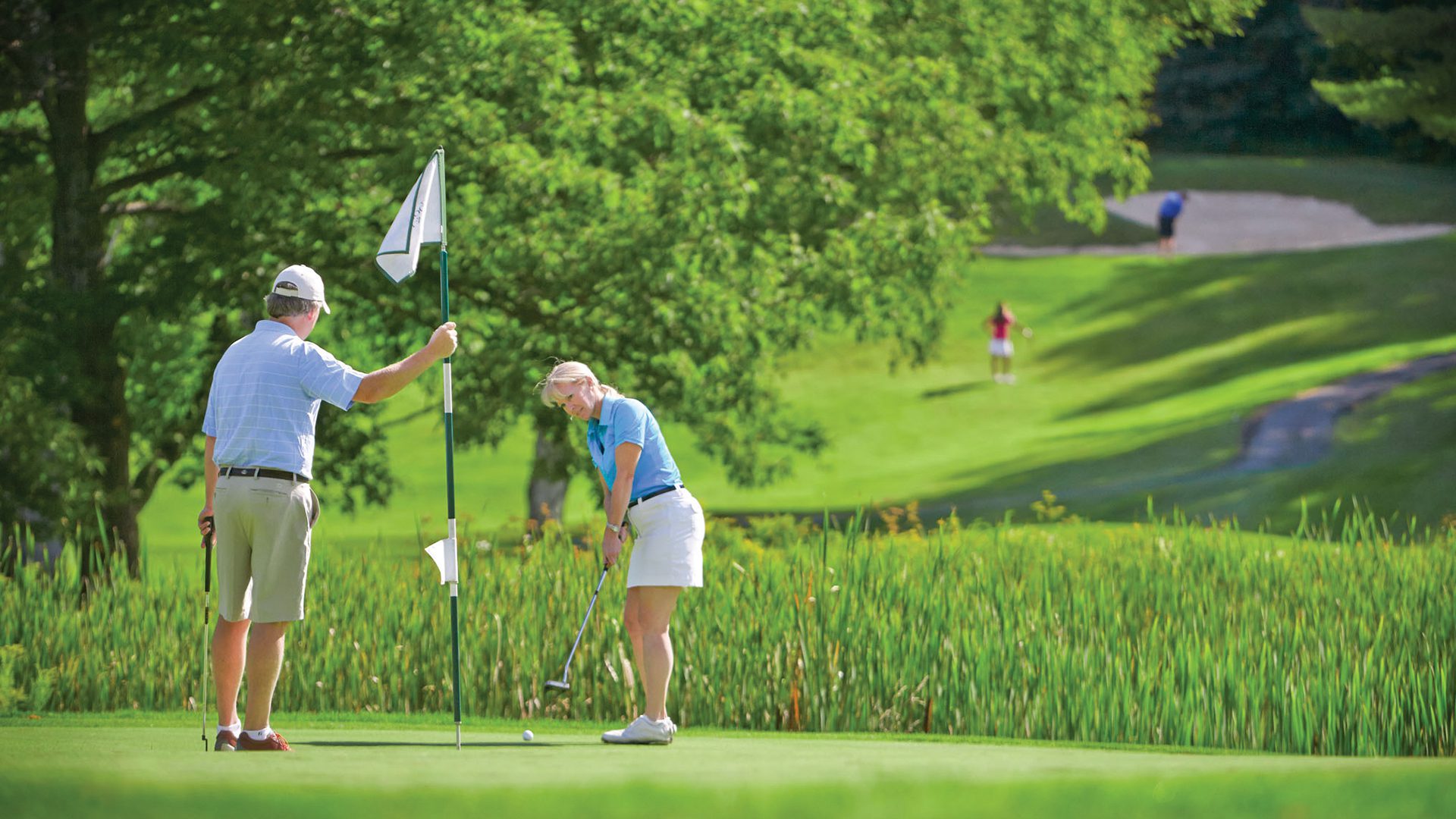 Golfing at the Woodstock Country Club