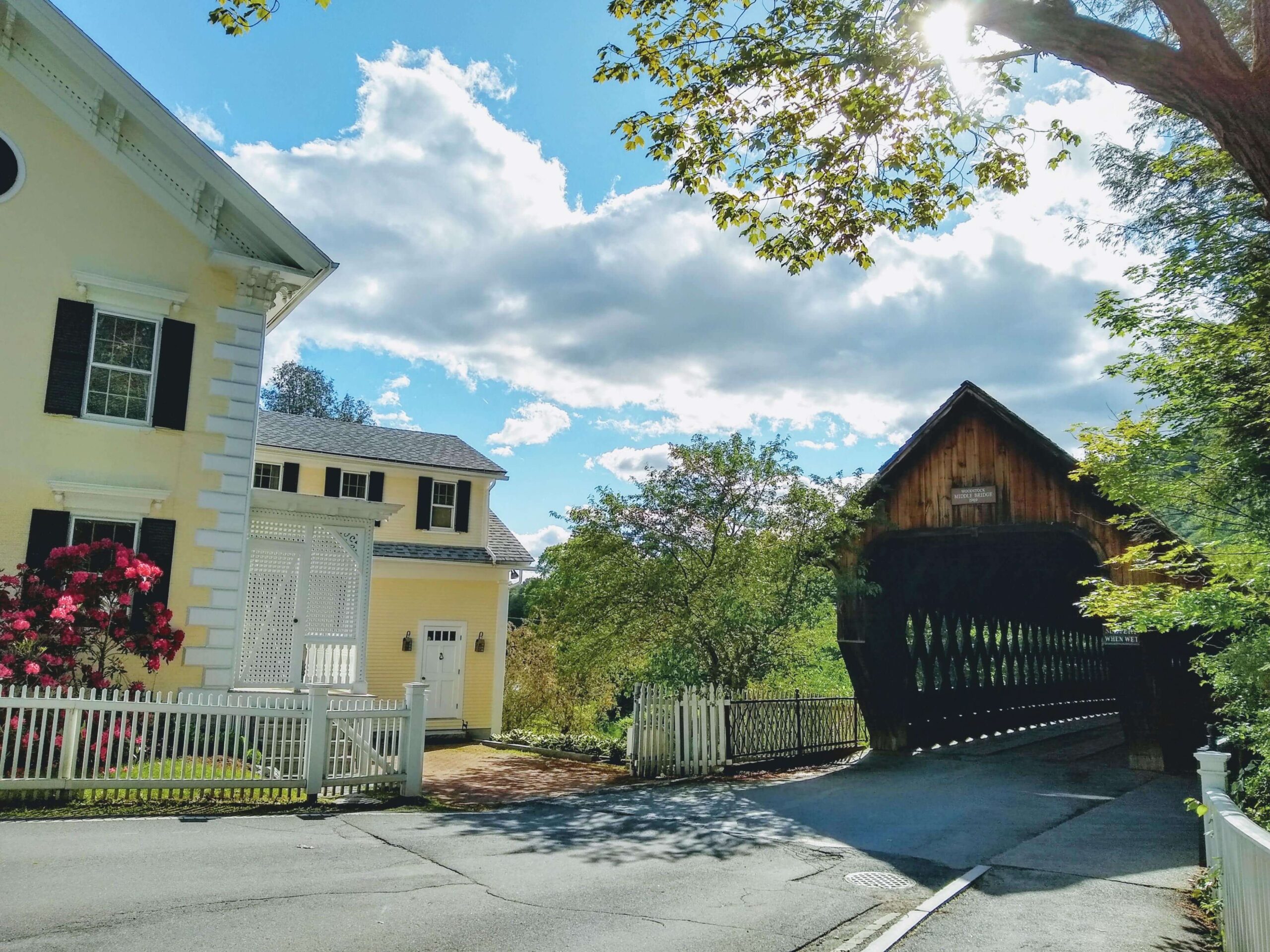 Middle Covered Bridge Sunny Spring
