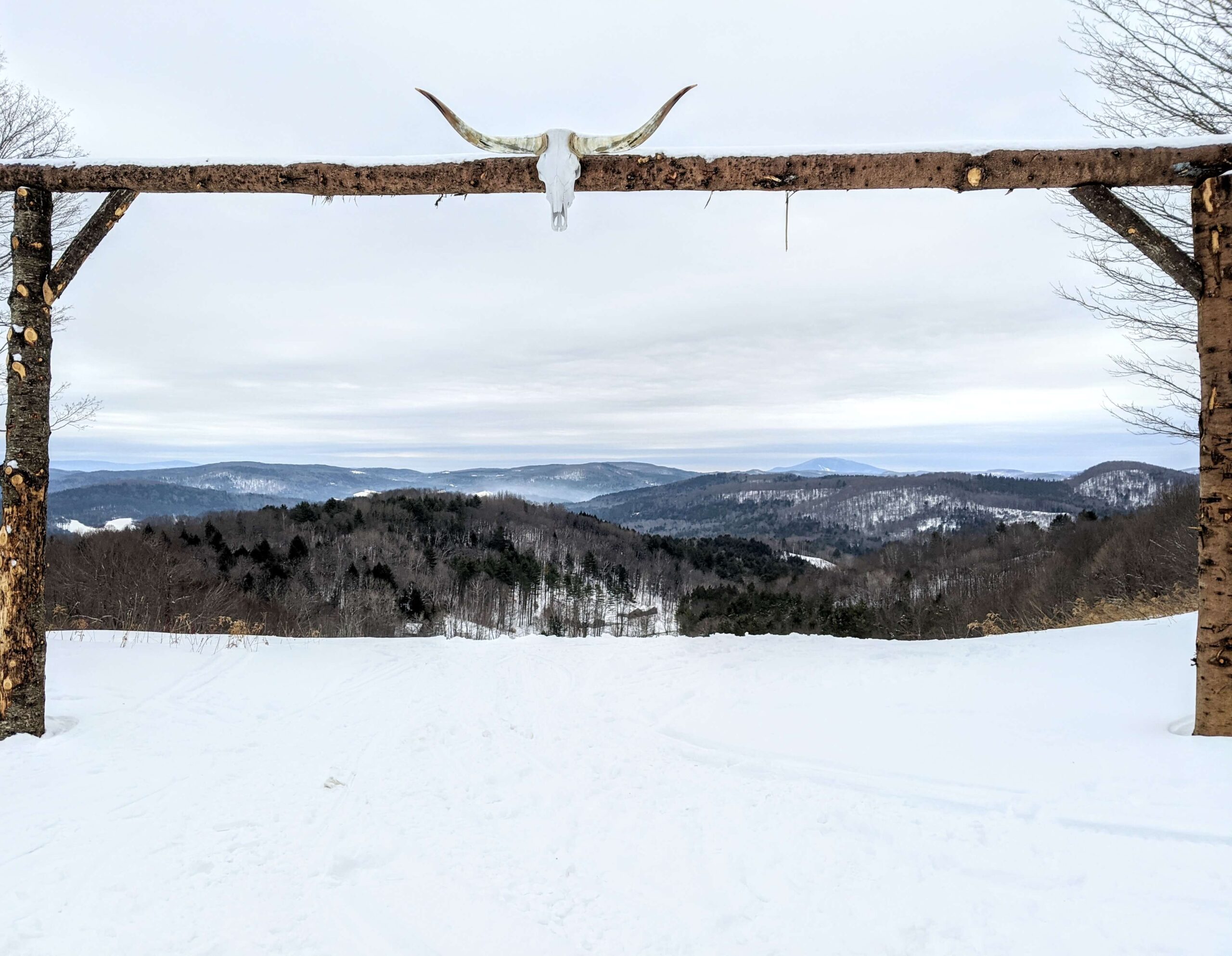 The Entrance to The Gully Suicide Six Ski