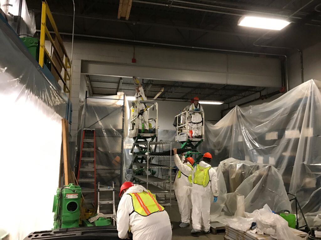 Emergency commercial cleanup and restoration.