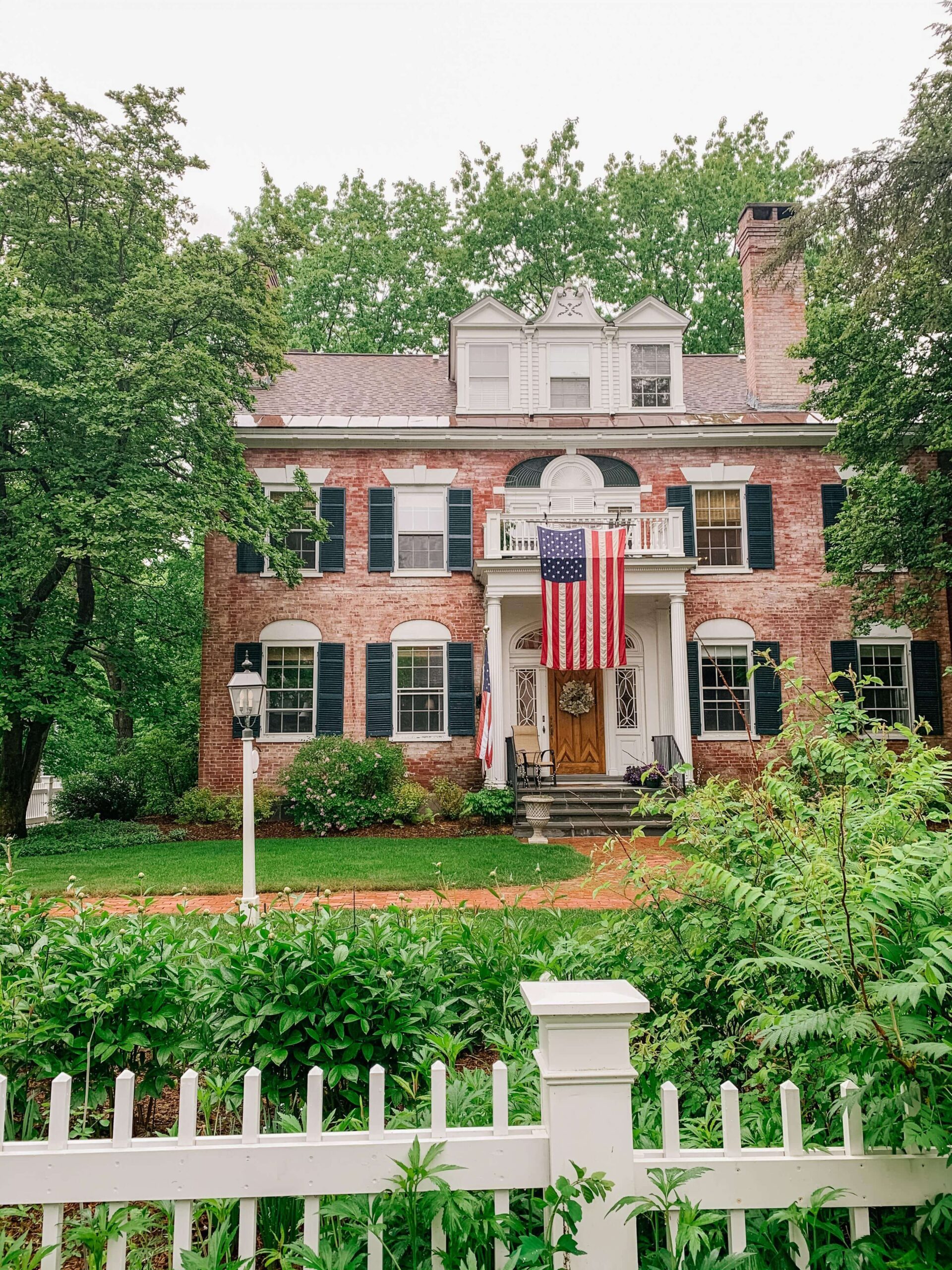 Home with American Flag
